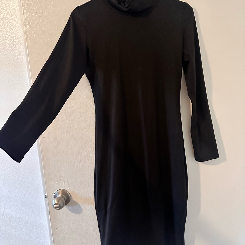 Amazon Elegant Black Long Sleeve Dress